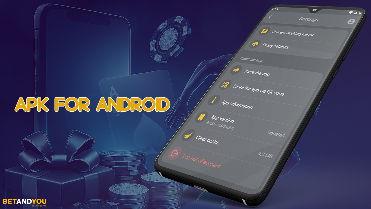 You can download the APK file for the BetAndYou app from the official website.