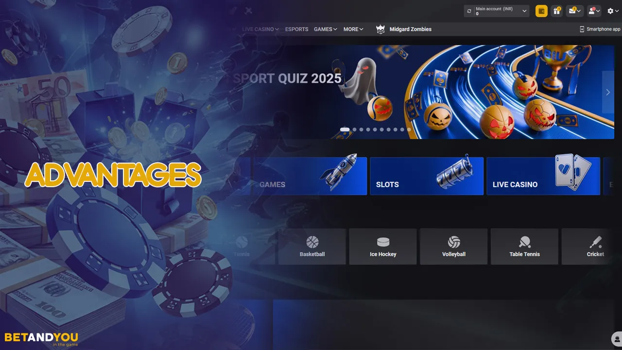 BetAndYou Casino has many advantages, especially for new players.